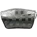 Kulturtasche, Kulturbeutel, Schminktasche, Beauty-Case, silber, Synthetik