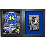 Racing Reflections Jimmie Johnson Shadow Box Clock