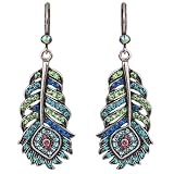 Josephine Wall Spirit of Flight Peacock Leverback Earrings By Kirks Folly (Silvertone) 51qzwx3NlSL. SL160 Josephine Wall Spirit of Flight Peacock Leverback Earrings By Kirks Folly (Silvertone)