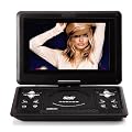 Koolertron dvd lettore portatile 10.1 Inch 270 gradi orientabile LCD con lettore di TV USB GAMES giochi console