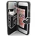 iPhone 6 Case,Enjoy Sunlight iPhone 6S Case [Kickstand Feature] Luxury Wallet PU Leather Folio Wallet Flip Case Cover Built-in Card Slots for Apple iPhone 6 6S Case [Mind Control for Cat]