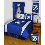 NHL Tampa Bay Lightning Sideline Comforter Queen