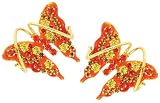 Lunch at The Ritz Couture Butterfly Dots - Tangerine