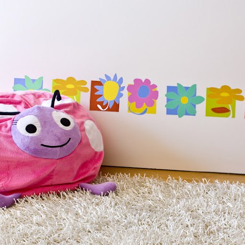 Imagen principal de Cenefa infantil FLORES EN PRIMAVERA