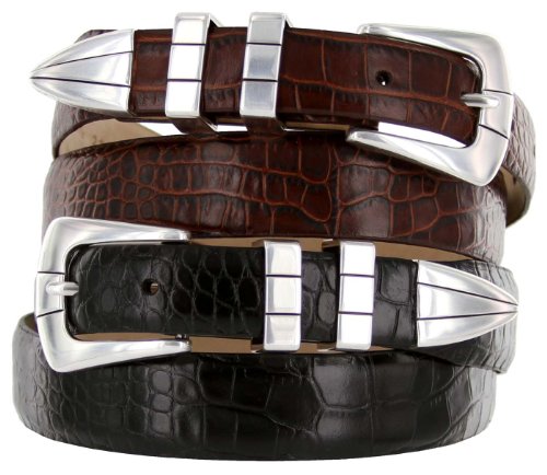 Vince Italian Calfskin Leather Designer Golf Dress Belt for Men