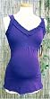 Raindance maternity tank with ruffled neckline - L & XL only