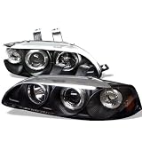 Spyder Auto Honda Civic Black Halogen Projector Headlight