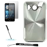 Premium Metallic Silver Design Cover / Snap On Crystal Protective Hard Chro ....