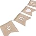 OULII Hen Party Bunting Banner Rustic Wedding Party Decoration Bunting Flag Banner