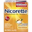 Nicorette Gum 100-pk. - Fruit (4 mg)