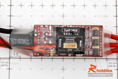 Turborix Advance Ultra-High Power 70A / 42V Brushless Motor ESC Electronic Speed Controller Turborix Advance Ultra-High Power 70A / 42V Brushless Motor ESC Electronic Speed Controller