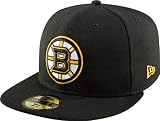 NHL Boston Bruins Basic 59Fifty Cap, Black, 7 3/4