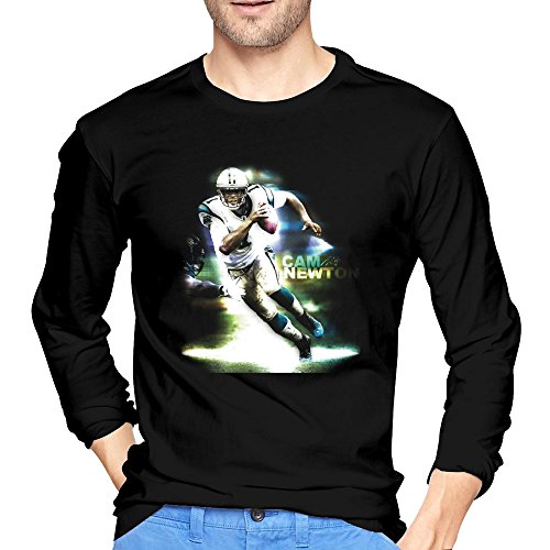 Man's Cam Newton Carolina Panthers T Shirts Black