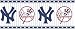 Blue Mountain 594311 New York Yankees MLB Prepasted Wall Border