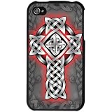 Celtic Cross Tattoo iPhone 4 Case (Black)