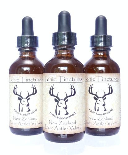 3 Pack New Zealand Deer Antler Velvet 2 oz. Liquid Extract IGF-1