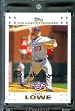 2007 Topps Opening Day #118 Derek Lowe LA Dodgers - Mint Condition - Shipped in Protective Display Case !