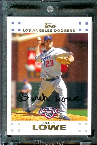 2007 Topps Opening Day #118 Derek Lowe LA Dodgers - Mint Condition - Shipped in Protective Display Case !