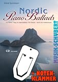 Produkt-Bild: Nordic Piano Ballads (+CD) inkl. praktischer Notenklammer - 17 wundersch&ouml;ne vertr&auml;umte Melodien f&uuml;r Klavier leicht bis mittelschwer gesetzt (broschiert) (Noten/Sheetmusic)