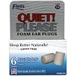 Flents Quiet Please! Foam Ear Plugs, 6 Pairs Each