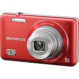 Olympus 228185 VG-120 Digital Camera (Red)