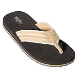 Men's Mossimo Arnie Canvas Flip-Flops - Tan