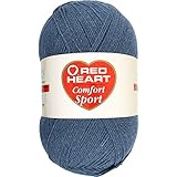 Coats Yarn Red Heart Comfort Sport Yarn, Denim