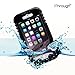iPhone 6 Plus Waterproof Case, iThroughTM iPhone 6 Plus Waterproof Case, Dust Proof, Snow Proof, Shock Proof Case, Heavy Duty Carrying Cover Case for iPhone 6 Plus, iPhone 6S Plus 5.5 inch (Black)