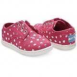 【TOMS】トムス PASEOS FUCHSIA CANVAS HEARTS キッズ/ベビースリッポン　10006269 (T5(12cm)) [並行輸入品]
