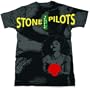 FEA Men's Stone Temple Pilots Short Sleeve T-Shirt,Charcoal,X-Large