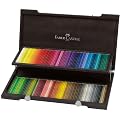 Faber-Castell Polychromos K�nstlerfarbstifte in Wenge-Holzkoffer 120 Stifte