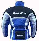 Motocross Jacke blau weis schwarz Gr. 3XL