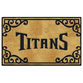 Tennessee Titans Door Mat by 