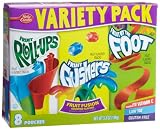 Betty Crocker Variety Pack, Gushers, Fruit Roll-Ups, Fruit By The Foot  (Flavors May Vary), 5.3-Ounce, 8-Count Pouches (Pack of 6)