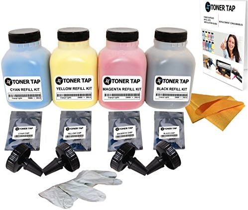 Toner Tap ® Refill Kit for Xerox Phaser 6121, 106R01473, 106R01474, 106R0147 W/ Chip