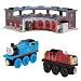 Thomas & Friends Wooden Railway - Deluxe Roundhouse Plus Wooden Railway Thomas the Tank Engine and Salty Bundle