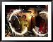 Children Light Firecrackers for the Hindu Festival of Diwali in New Delhi, India, Oct. 20, 2006 Framed Art Poster Print by Manish Swarup, 49x39