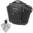 Case Logic Digital SLR Medium Shoulder Camera Bag/Case (Black) (SLRC-202) for Canon EOS Rebel XS, XSi, XTi, T1i, T2i, 5D, 50D Mark II, 40D & 7D