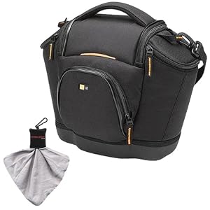 Case Logic Digital SLR Medium Shoulder Camera Bag Case (Black) (SLRC-202) for Canon EOS... by Case Logic