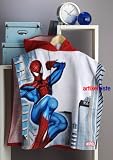 Spiderman Badetuch mit Kapuze Badeponcho
