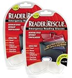 Reader Rescue Emergency Reading Glasses +1.75 [Set of 2] -- Ultra-Slim, Fits Like a Credit Card in any Wallet