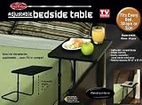 Adjustable Bedside Table (Black)