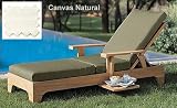 New Chaise Lounger Sunbrella Fabric Outdoor Cushion Chaise Lounger not included choose any Sunbrella Fabric