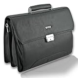 Elegante XL redolz Aktentasche U0106 Businesstasche aus weichem Nappaleder