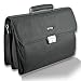 Sports : Elegante XL redolz Aktentasche U0106 Businesstasche aus weichem Nappaleder