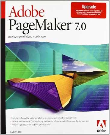 Adobe Pagemaker 7.0.2 para Mac actualización (versión en inglés)