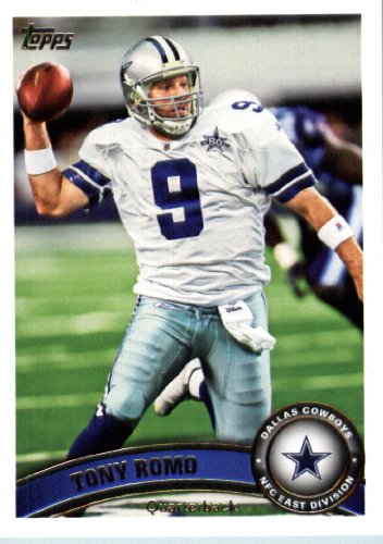 2011 Topps Football Card # 360 Tony Romo - Dallas Cowboys - NFL Trading Card in a Protective Case!