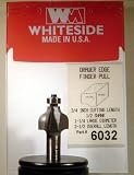 6032 CARBIDE-TIP DRAWER EDGE FINGER PULL ROUTER BIT 1-1/4 LARGE DIA X 3/4" CL X 1/2" SHANK