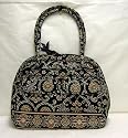 Vera Bradley Bowler Bag Purse Caffe Latte