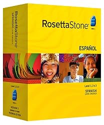 Rosetta Stone  Spanish (Latin America) Level 1, 2 & 3 Set with Audio Companion